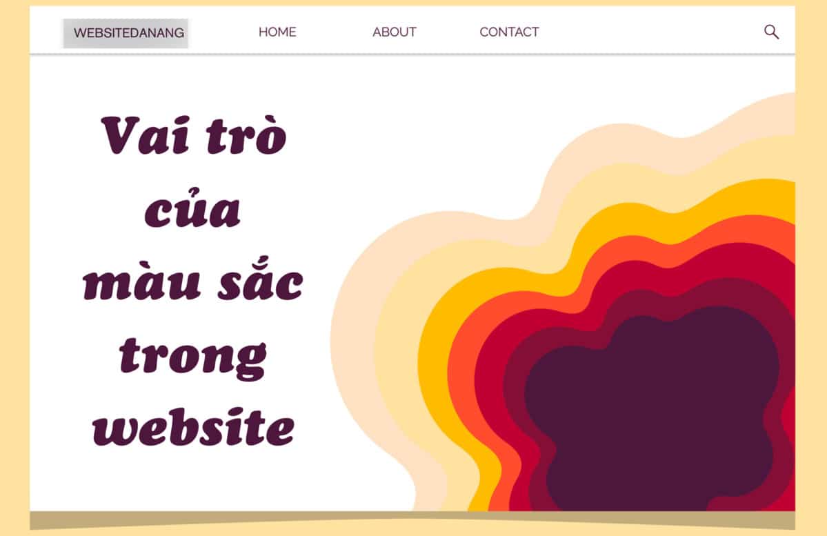 vai trò của màu sắc trong website