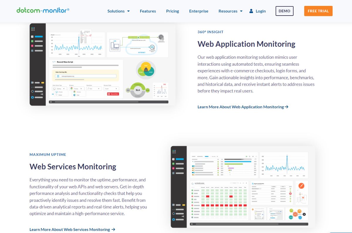 công cụ đo tốc độ website dotcom-monitor