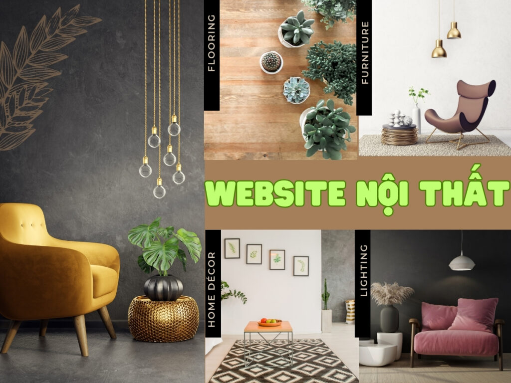 dịch vụ thiết kế website nội thất