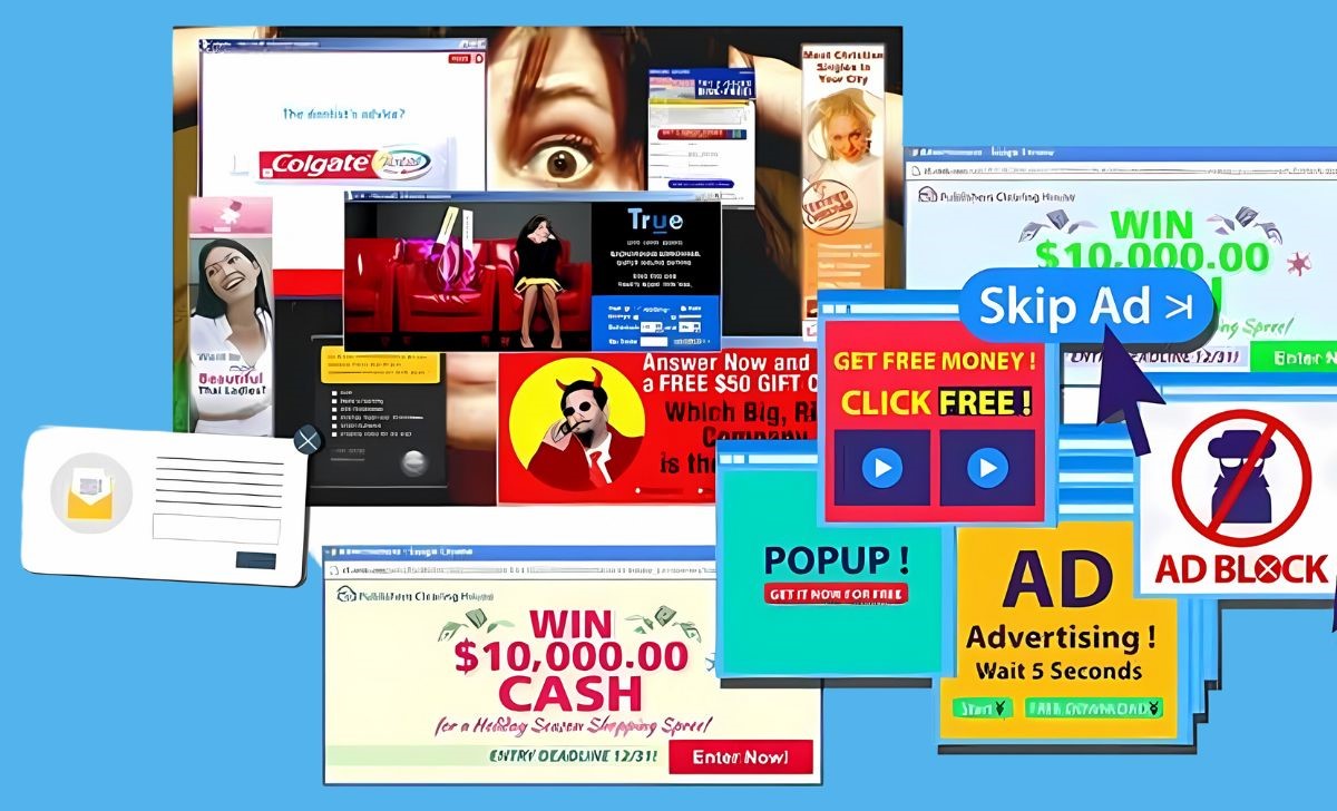 xuất hiện các pop-up quảng cáo lạ trên website là dấu hiệu bị xâm nhập