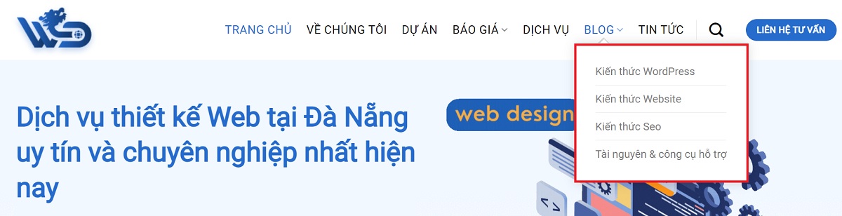 category wordpress là các danh mục phân loại nội dung và bài viết