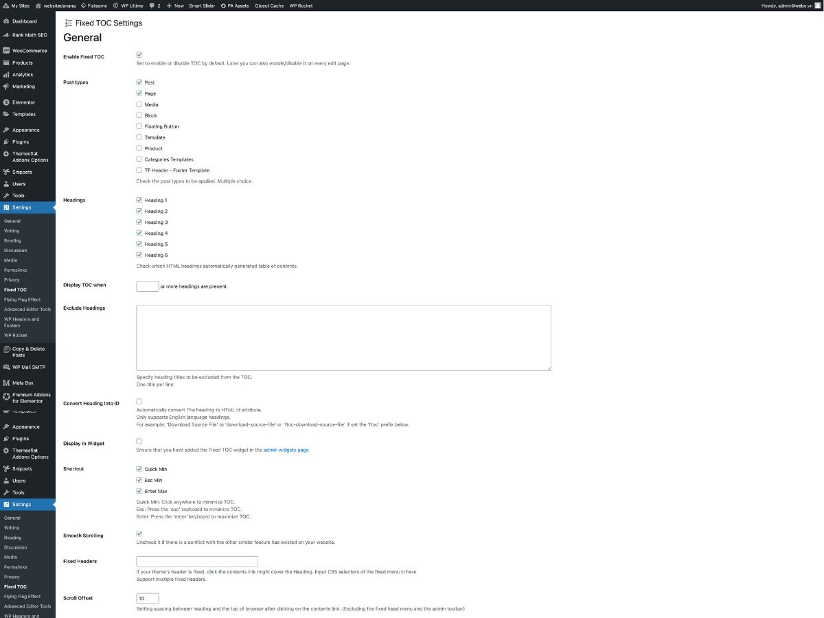 general: điều chỉnh plugin fixed toc cơ bản